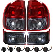 4 Lanterna Traseira para Ônibus Marcopolo G6 Volare Fumê + Soquete