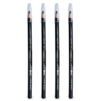 4 Lápis Dermatográfico Sobrancelha Micropigmentação Preto