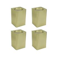 4 Lata Metal Quadrada Vazia 18l 4 Lata Metal Quadrada Vazia 18l