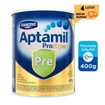 4 latas Latas -fórmula Infantil Danone -aptamil Proexpert Pre 400g