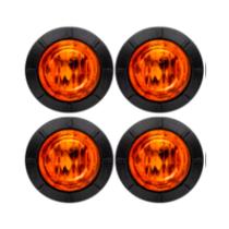 4 Led luz marcador 12v/24v laranja motorhome/automóvel/camper