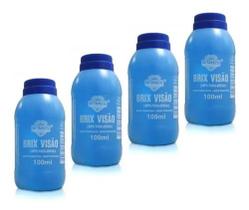 4 Limpa Para Brisa Detergente Aditivo Limpa Vidro 100ml