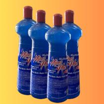 4 Limpador Multiuso Limpador Uso Geral Indicado Pisos Cozinhas Banheiros Azulejos Hiper Plus 500ML
