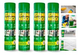 4 limpador sofa espuma magica spray limpa a seco 4 limpador sofa espuma magica spray limpa a seco