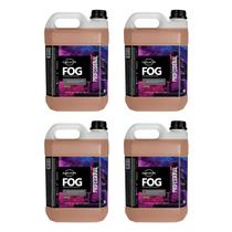 4 Líquidos Para Máquina De Fumaça 5 Litros Fluido Linha Professional Chocolate Da Névoa