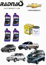 4 litros de oleo 15w40 semssintetico + filtro de oleo para carros chevrolet