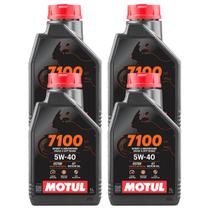 4 Litros Óleo De Motor Motul 7100 4t 5w40 100% Sintético Bmw S1000r S1000rr F850gs R1200gs R1250gs