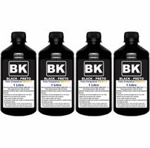 4 Litros Tinta Preta Para impressoras L3250 L3150 L3210 L3110 L1250 L5190 Compatível Refil 544