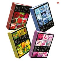 4 Livros De Album Para 120 Fotos 10X15 Ecológico Nature Liso - Clip