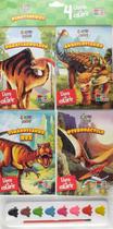4 livros de colorir dinoussauros - CEDIC