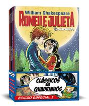 4 Livros Físicos Clássicos em Quadrinhos I Moby Dick A Ilha do Tesouro Romeu e Julieta Sonho de Uma Noite de Verão
