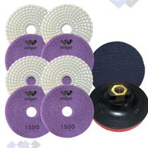 4 Lixa 1500 Diamantada Porcelanato Granito Suporte