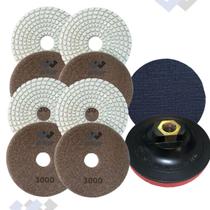 4 Lixa 3000 Diamantada Porcelanato Granito Suporte
