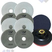 4 Lixa 800 Diamantada Porcelanato Granito Suporte