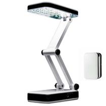 4 Luminária De Mesa Articulável Abajur 24 Leds Recarregável