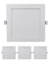 4 Luminaria Led Embutir Quadrada 24w 4 Luminaria Led Embutir Quadrada 24w
