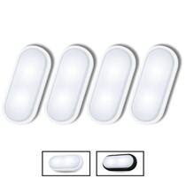 4 Luminárias Arandela Tartaruga Led 8w Jardim Muro IP65 Bivolt Branco Frio Área Externa Parede Rampa Cor:Branca 4 Luminárias Arandela Tartaruga Led 8w Jardim Muro IP65 Bivolt Branco Frio Área Externa Parede Rampa Cor:Branca