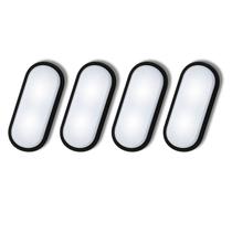 4 Luminárias Arandela Tartaruga Led 8w Jardim Muro IP65 Bivolt Branco Frio Área Externa Parede Rampa Cor:Branca 4 Luminárias Arandela Tartaruga Led 8w Jardim Muro IP65 Bivolt Branco Frio Área Externa Parede Rampa Cor:Branca