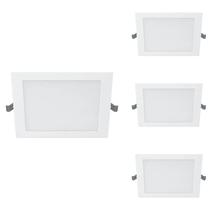 4 Luminárias Plafon Philips Led Embutir 24w 4000k Bivolt 4 Luminárias Plafon Philips Led Embutir 24w 4000k Bivolt