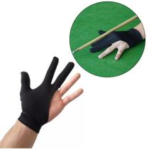 4 Luva Para Taco De Snooker Sinuca Bilhar Jogo Lycra 3 Dedos