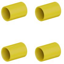 4 Luvas De Eletroduto Pressão Pvc 1/2'' 20mm Tigreflex