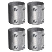 4 Luvas De Emenda 1 1/4 Alumínio Reta S/ Rosca Tramontina