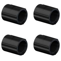 4 Luvas Eletroduto Tigre 2.1/2" Rosqueavel PVC 4 Luvas Eletroduto Tigre 2.1/2" Rosqueavel PVC