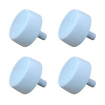 4 Manípulo Botão Fogão Mueller Fratello Vetro Branco Orignal