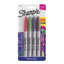 4 Marcadores Permanentes Sharpie Fino Colorido Cosmic Colors