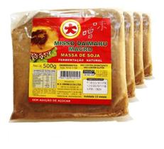 4 Massa De Soja Missô Macrobiótico Claro 500g - Daimaru