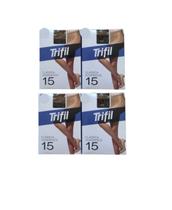 4 Meias Trifil Clássica Adherence Preta Fio 15 Vários Tamanhos Cores Preta e Natural 4 Meias Trifil Clássica Adherence Preta Fio 15 Vários Tamanhos Cores Preta e Natural