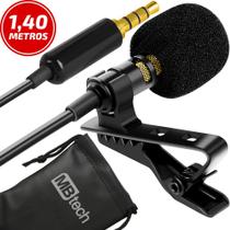 4 Microfones de Lapela para Celular P3 Stereo Audio Omnidirecional
