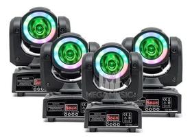 4 Mini Moving Farol Beam 60w 2in1 Effect Color Beam Led 6