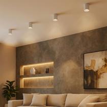 4 Mini Spot Foco Móvel Sobrepor Recuado Direcionável Luz03