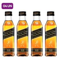 4 Miniaturas Black Label Johnnie Walker 50 ml 4 Miniaturas Black Label Johnnie Walker 50 ml
