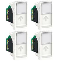 4 Módulo Tomada Rj45 8 Fios Upt Cat5e Schneider Linha Orion S70540004 4 Módulo Tomada Rj45 8 Fios Upt Cat5e Schneider Linha Orion S70540004