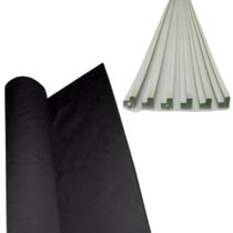 4 Mt Tecido 100% Lã Preto + Borracha Profissional Sinuca