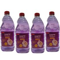 4 Neutralizador Odor Pet Desinfetante Animais 2 Litros Lavanda Marine Citronela Eucalipto - Envio Já