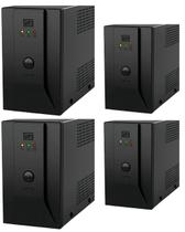 4 Nobreak Home Weg 600va 300w Bivolt Preto 6 tomadas