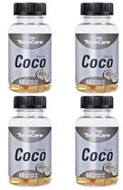 4 Óleo De Côco Extra Virgem 60 Cáps 1000mg Emagreça Promoção