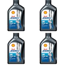 4 Oleo De Moto Shell Advance 15w50 Ultra 1l 4 Oleo De Moto Shell Advance 15w50 Ultra 1l
