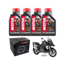 4 Oleo Motul 7100 5w40 Filtro Oleo Fb-160 Bmw r1200gs 4 Oleo Motul 7100 5w40 Filtro Oleo Fb-160 Bmw r1200gs