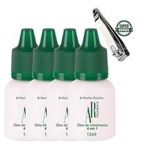 4 Óleo para Unhas AR Tratamento 6x1 Abelha Rainha 12 ml + Cortador de Unha 4 Óleo para Unhas AR Tratamento 6x1 Abelha Rainha 12 ml + Cortador de Unha