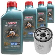 4 Óleo Semissintético 10W30 Castrol e Filtro Wega Honda Fit