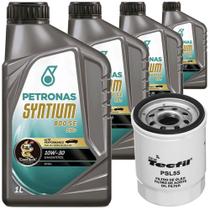 4 Óleo Semissintético 10W30 Petronas e Filtro Tecfil Fit 1.4