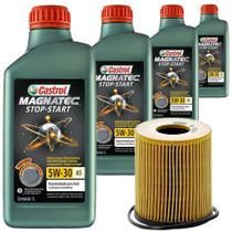 4 Óleo Sintético 5W30 Castrol e Filtro Óleo Mann Linea 1.8 16V Flex 2012 a 2016