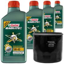 4 Óleo Sintético 5W40 Castrol e Filtro Óleo Voyage 16 a 21