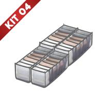 4 Organizador De Gaveta 35x32x10 - 7 Divisórias Dobrável Guarda Peças Intimas Sutiã Meias Colmeia 4 Organizador De Gaveta 35x32x10 - 7 Divisórias Dobrável Guarda Peças Intimas Sutiã Meias Colmeia