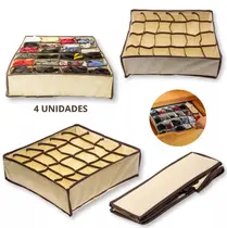 4 Organizador Gaveta Colmeia Calcinha Cueca Meia Roupa Bebê