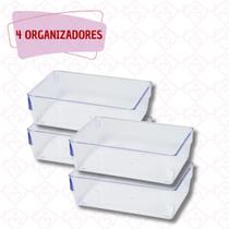 4 Organizador Modular Ideal Escritorio Mesa Quartos Cozinha